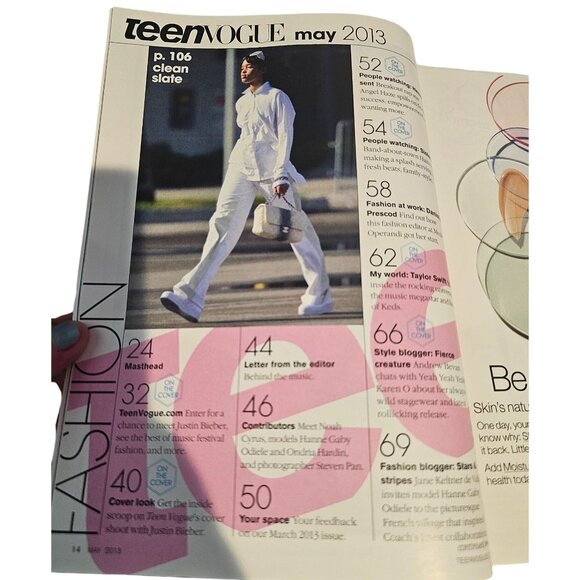 Teen Vogue May 2013 Magazine Issue Justin Bieber Crazy Year Music Hot Fashion - Picture 6 of 9